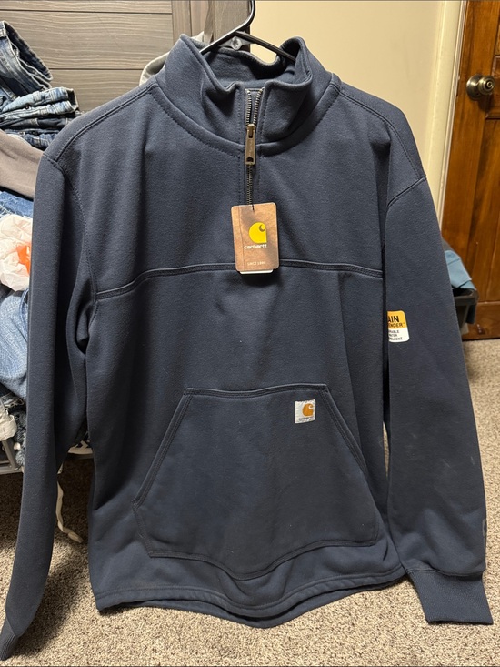 Carhartt Other - Carhartt Navy Half-Zip Fleece Pullover